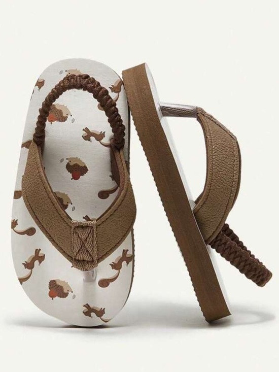 Other - Toddler Boy Brown Flip-Flop Sandals - 5.5